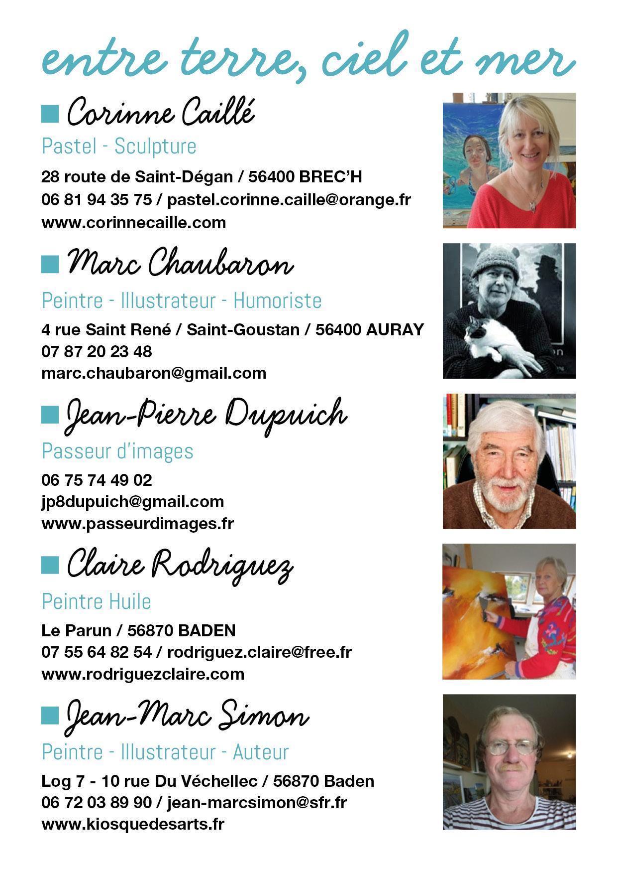 Affiche exposition Arradon 2023 Artistes du Pays d'Auray