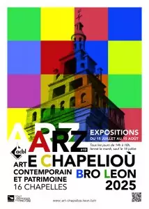 Exposition d&rsquo;art contemporain – 16 chapelles – 20 artistes / ARZ E CHAPELIOU BRO LEON